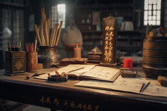 中国古代书房摄影图15