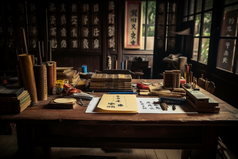中国古代书房摄影图12