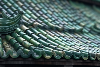 中式传统<strong>江南</strong>瓦片屋顶摄影图44