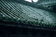 中式传统江南瓦片屋顶摄影图4