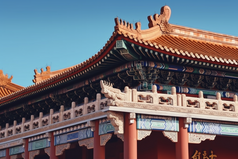 中式传统宫廷建筑屋檐摄影图6