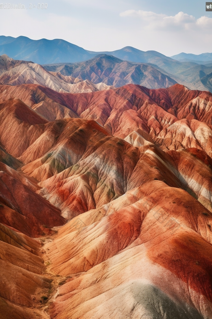 丹霞地貌地质山