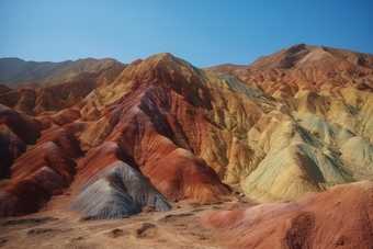 丹霞地貌特殊崎岖