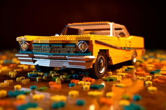 乐高积木汽车模型摄影图31