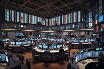 金融交易大厅证券电脑