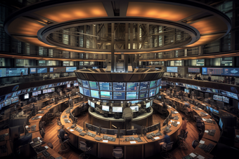 金融交易大厅摄影图8