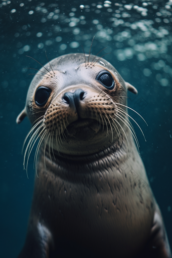 水族馆里的海狮可爱哺乳动物