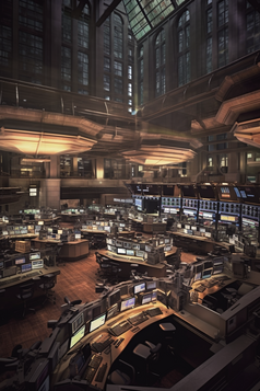 金融交易大厅摄影图34