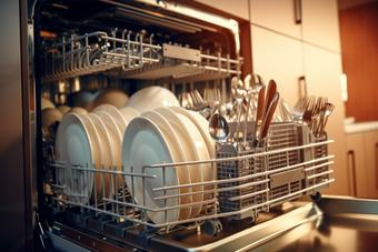 厨房蒸汽洗碗机摄影图19