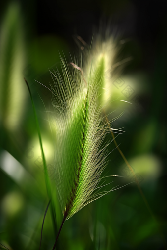 狗尾巴草特写<strong>小</strong>景深