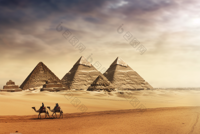 古埃及金字塔文明古代