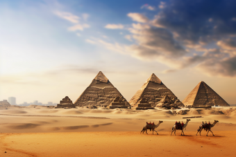 古埃及金字塔文明壮丽