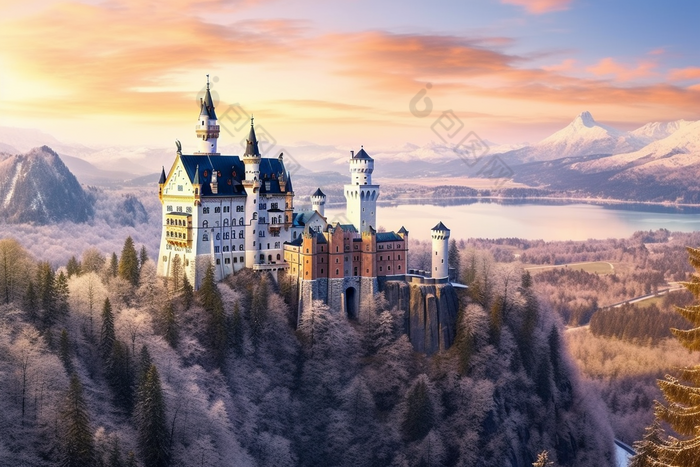欧式城堡庄园欧洲伟大