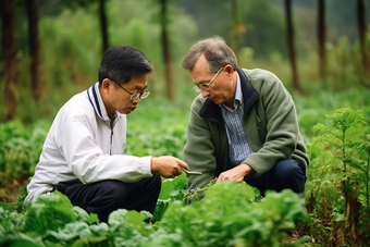 科研助农的科学家和农民<strong>蔬菜</strong>预防