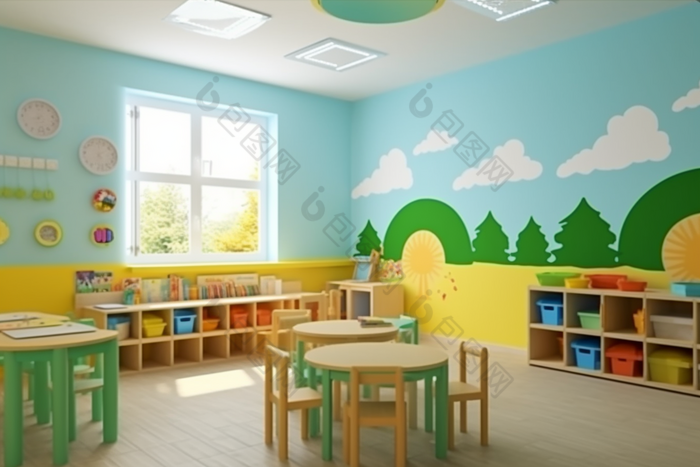 幼儿园教室室内童趣环境