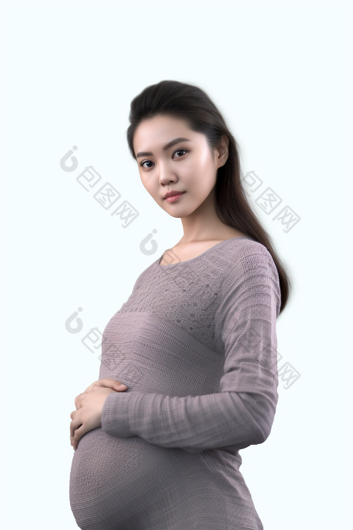 怀孕女子写真温馨商业