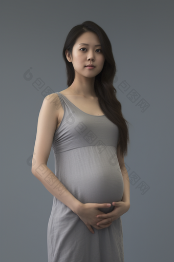怀孕女子写真妈妈肖像照