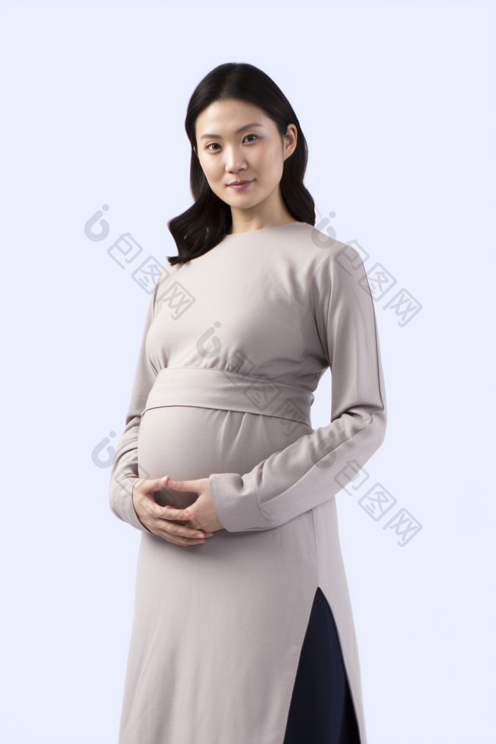 怀孕女子写真温馨肖像照