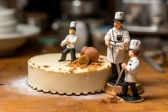 微缩甜点与蛋糕师摄影图17