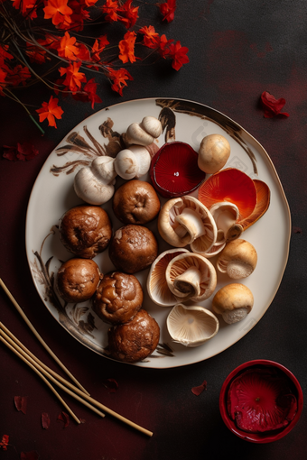 火锅食材菌菇<strong>营养</strong>新鲜