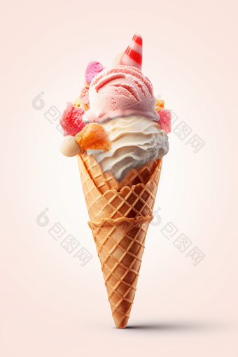 冰淇淋<strong>甜筒</strong>雪糕甜品