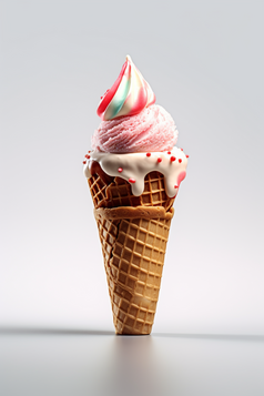 冰淇淋甜筒摄影图18