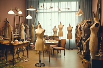 专业服装工作室缝纫女装