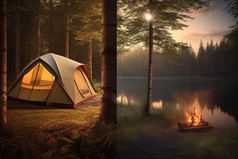 野外露营帐篷摄影图9