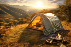 野外露营帐篷摄影图5
