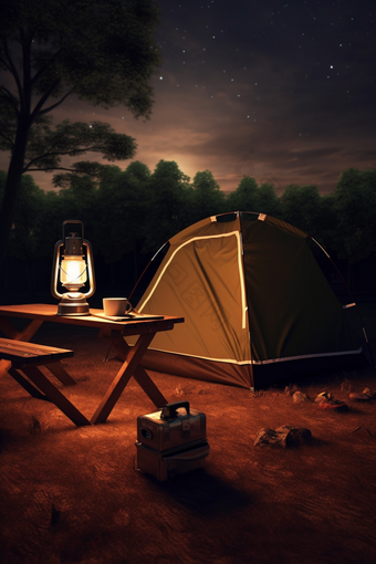 野外露营照明灯晚上帐篷