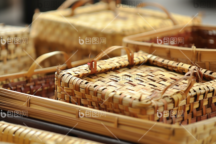竹编手工品竹子手作图片-包图网