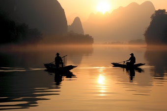 中式山水风景仙景桂林