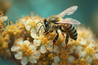蜜蜂采蜜<strong>自然</strong>蜂蜜鲜花