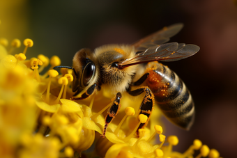 蜜蜂采蜜自然蜂蜜昆虫
