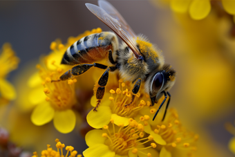 蜜蜂采蜜<strong>自然</strong>蜂蜜动物