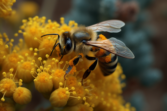 蜜蜂采蜜<strong>自然</strong>蜂蜜环境