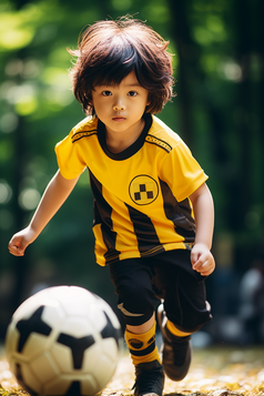 踢足球的孩子摄影图4