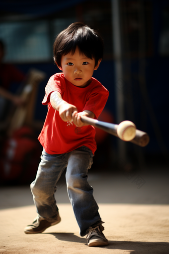 打棒球的孩子男孩<strong>健身</strong>