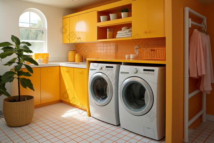 共享洗衣机房房间现代