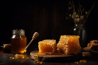 新鲜蜂蜜蜜饯甜味排毒