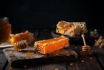新鲜蜂蜜蜜饯甜味食品