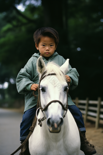 骑马的孩子蒙古竞争
