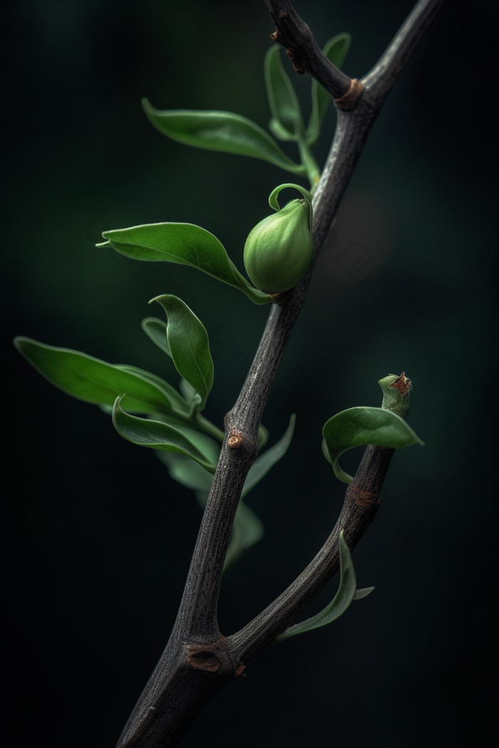 春天植物发芽生机春季生长