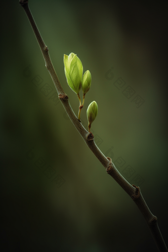 春天植物发芽生机<strong>苏醒</strong>种子