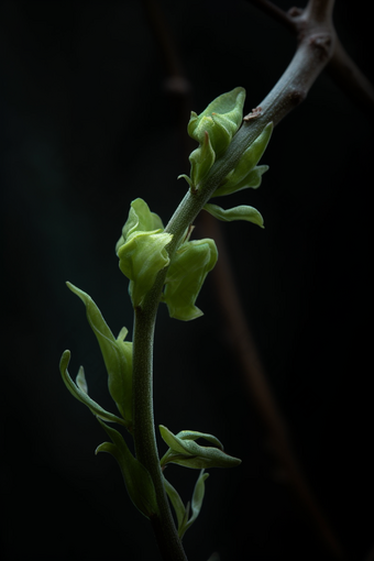 春天植物发芽生机春季嫩芽