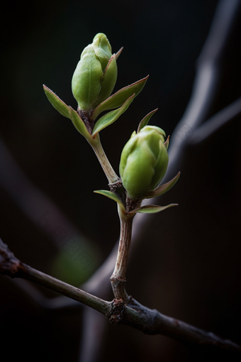 春天<strong>植物发芽</strong>生机苏醒生长