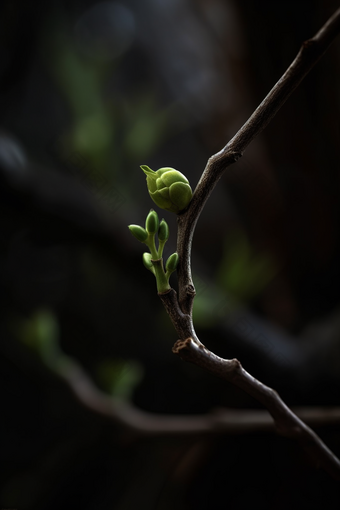 春天植物发芽生机春季<strong>种子</strong>