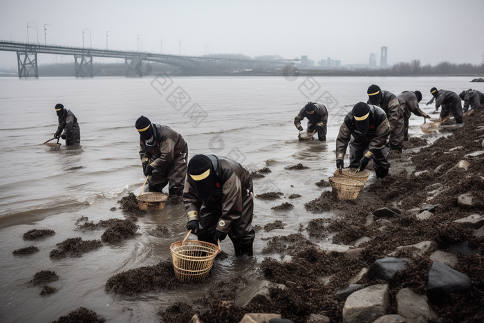 出海赶海的渔民大货