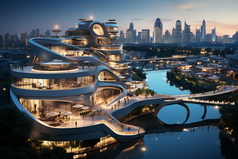 未来城市建筑摄影图16