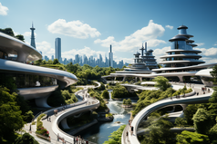 未来城市建筑摄影图18
